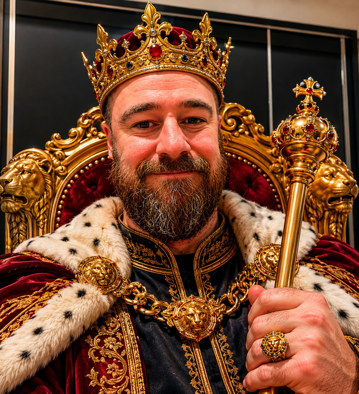 Portret in een cirkel